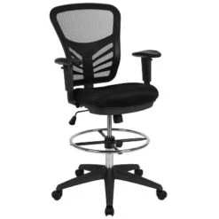 Flash Furniture Mid-Back Mesh Ergonomic Drafting Chair With Adjustable Chrome Foot Ring, Adjustable Arms 29 Flash Furniture Mid-Back Mesh Ergonomic Drafting Chair With Adjustable Chrome Foot Ring, Adjustable Arms -Flash Furniture Sale Store GUEST cf974d7d 9718 4cc3 8d15 4e9876c8afaa