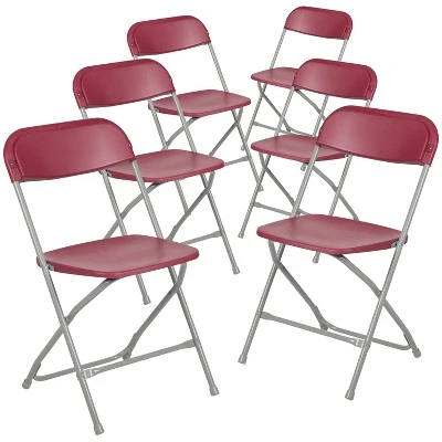 Flash Furniture Hercules™ Series Plastic Folding Chairs, 6-Pack - 650lb Capacity 17 Flash Furniture Hercules™ Series Plastic Folding Chairs, 6-Pack - 650lb Capacity - Image 17