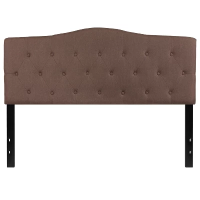 Flash Furniture Cambridge Arched Button Tufted Upholstered Headboard 7 Flash Furniture Cambridge Arched Button Tufted Upholstered Headboard - Image 7