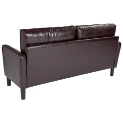 Flash Furniture Washington Park Upholstered Sofa - Black LeatherSoft