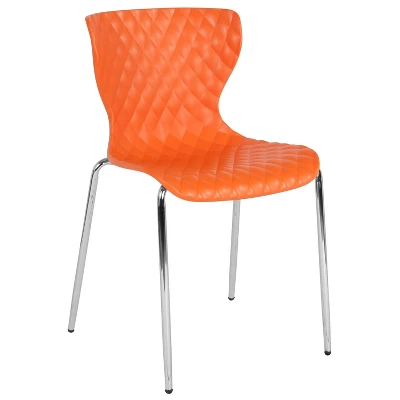 Flash Furniture Lowell Contemporary Diamond Quilted Plastic Stack Chair 13 Flash Furniture Lowell Contemporary Diamond Quilted Plastic Stack Chair - Image 13
