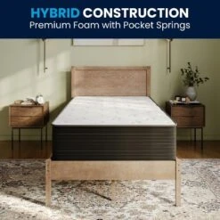 Flash Furniture Dream 12-Inch Cooling Gel Foam and Pocket Spring Hybrid Mattress -Flash Furniture Sale Store GUEST d4cf48f9 165f 403a 8cbb 895b8ae29405