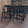 Flash Furniture Hercules™ Resin Folding Chairs - 1000lb Weight Capacity (Set of 4)