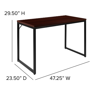 Flash Furniture Tiverton Industrial Modern Desk - 47" Commercial Grade Office Table 8 Flash Furniture Tiverton Industrial Modern Desk - 47" Commercial Grade Office Table - Image 8