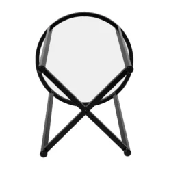 Flash Furniture Greenwich Collection Modern Glass End Table with Matte Black Frame -Flash Furniture Sale Store GUEST d6d515d1 48b9 4512 8280 5f4f6e877802