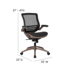 Flash Furniture Mid-Back Transparent Mesh Executive Swivel Office Chair -Flash Furniture Sale Store GUEST d7906475 e832 4303 aca8 ed04f102a802