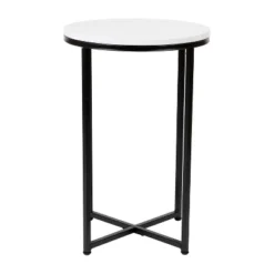 Flash Furniture Hampstead Collection Round Modern End Table with Crisscross Frame 25 Flash Furniture Hampstead Collection Round Modern End Table with Crisscross Frame -Flash Furniture Sale Store GUEST d7d4d061 9144 4776 bb18 3b708d0358c6