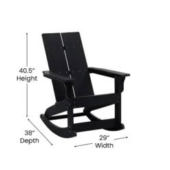 Flash Furniture Finn Modern Rocking Adirondack Chair Set - 2 Pack -Flash Furniture Sale Store GUEST d802a6b2 9cef 4f12 a931 cea98295703d