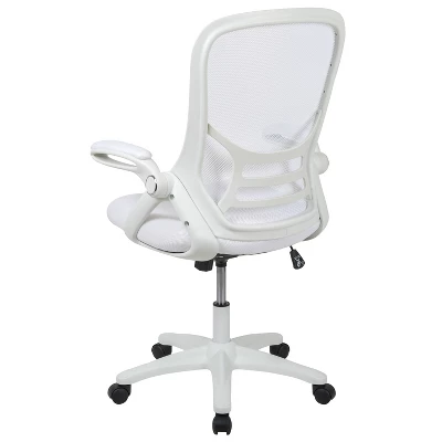 Flash Furniture Porter High Back White Mesh Ergonomic Swivel Office Chair 10 Flash Furniture Porter High Back White Mesh Ergonomic Swivel Office Chair - Image 10
