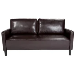 Flash Furniture Washington Park Upholstered Sofa - Black LeatherSoft -Flash Furniture Sale Store GUEST d8eccf91 152e 4516 a242 c2b7a9e3d6ea