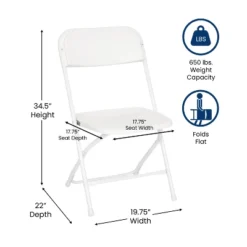 Flash Furniture Hercules Big and Tall Extra Wide Folding Chair - 650 lb. Capacity - 4-Pack -Flash Furniture Sale Store GUEST d8f5876f faa8 4c26 9de6 8de450278d76
