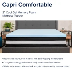 Flash Furniture Capri 10" Queen Mattress and 2" Cooling Gel Topper Bundle -Flash Furniture Sale Store GUEST da843360 fc67 421a a382 60d74da9cad7