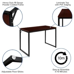 Flash Furniture Tiverton Industrial Modern Desk - 47" Commercial Grade Office Table 23 Flash Furniture Tiverton Industrial Modern Desk - 47" Commercial Grade Office Table -Flash Furniture Sale Store GUEST dbf7d52a 1264 40f8 b08e 659ea21db6f1