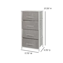 Flash Furniture 4 Drawer Vertical Storage Dresser with Wood Top & Cast Iron Frame -Flash Furniture Sale Store GUEST dcb22952 6790 4522 825e 79f00cd5b2e0