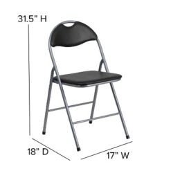 Flash Furniture HERCULES Series Metal Folding Chairs with Padded Seat - Set of 4 -Flash Furniture Sale Store GUEST dcefb1d5 476c 443a 9d15 42843559051b
