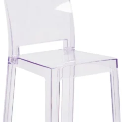 Flash Furniture Ghost Counter Stool with Square Back - Transparent Crystal -Flash Furniture Sale Store GUEST dd1ecfea 10e5 4807 950b d9e0b15ad595
