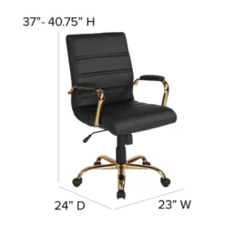 Flash Furniture Mid-Back Executive Swivel Office Chair with Chrome Arms 20 Flash Furniture Mid-Back Executive Swivel Office Chair with Chrome Arms -Flash Furniture Sale Store GUEST de215dda ade9 47fb bb3f 86922570672e