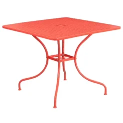 Flash Furniture Oia Commercial Grade 35.5" Square Steel Patio Table -Flash Furniture Sale Store GUEST de62f847 24a8 4511 a784 ae1a1aed2f82