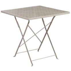 Flash Furniture Oia Commercial Grade 28" Square Folding Steel Patio Table -Flash Furniture Sale Store GUEST e004efa5 9cd8 4d64 a1ad 87273862656e