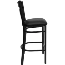 Flash Furniture Black ''X'' Back Metal Restaurant Barstool -Flash Furniture Sale Store GUEST e0716347 7d2c 4d2f b831 183a8412eefd