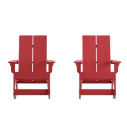 Flash Furniture Finn Modern Rocking Adirondack Chair Set - 2 Pack -Flash Furniture Sale Store GUEST e0dad936 da16 4454 9b25 a3e63b5a74e9