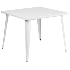 Flash Furniture Commercial Grade 35.5" Square Metal Indoor-Outdoor Table -Flash Furniture Sale Store GUEST e258a4f1 fcca 4b9d a3e7 bd9c8579dbcf