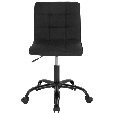 Flash Furniture Sorrento Home & Office Armless Tufted Task Chair 2 Flash Furniture Sorrento Home & Office Armless Tufted Task Chair - Image 2