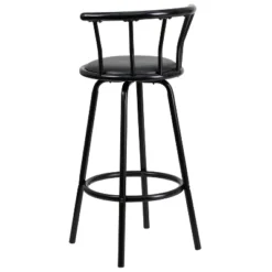 Flash Furniture Crown Back Black Metal Barstool with Swivel Black Vinyl Seat 17 Flash Furniture Crown Back Black Metal Barstool with Swivel Black Vinyl Seat -Flash Furniture Sale Store GUEST e5b6ecb1 17a7 4638 895d 17ba908a0ea2