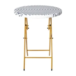Flash Furniture Rouen 3-Piece French Bistro Set - Folding PE Rattan Table & Chairs -Flash Furniture Sale Store GUEST e74c3f5b 4df0 4cdf 9e06 c7ef6a877aba