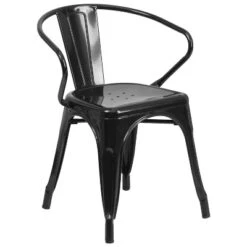 Flash Furniture Commercial Grade Metal Indoor-Outdoor Chair with Arms -Flash Furniture Sale Store GUEST e7cc29f6 ae45 49cd b2c3 a9850648088e