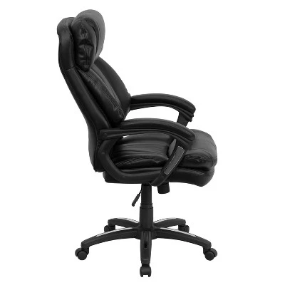 Flash Furniture Iris High Back Black LeatherSoft Executive Swivel Office Chair 3 Flash Furniture Iris High Back Black LeatherSoft Executive Swivel Office Chair - Image 3