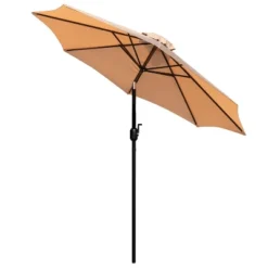 Flash Furniture Kona 9 FT Round Umbrella With 1.5" Diameter Aluminum Pole With Crank And Tilt Function -Flash Furniture Sale Store GUEST ea322c94 0852 4ee6 af05 3d5c9d6cef01