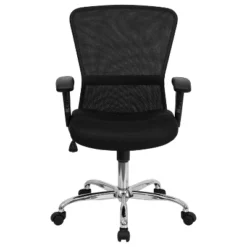Flash Furniture Mid-Back Black Mesh Swivel Office Chair with Chrome Base 5 Flash Furniture Mid-Back Black Mesh Swivel Office Chair with Chrome Base -Flash Furniture Sale Store GUEST eac39258 dcba 40f6 afab 93850264208e