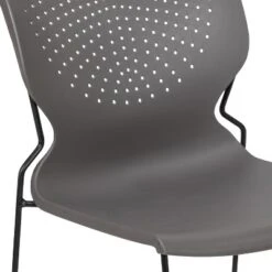 Flash Furniture HERCULES Series Gray Full Back Stack Chair - 661 Lb. Capacity -Flash Furniture Sale Store GUEST eb2f1fc3 9000 4dba 83ce 4c10471c6ee3