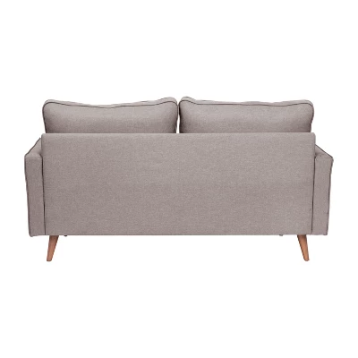 Flash Furniture Hudson Mid-Century Modern Loveseat Sofa with Solid Wood Legs 8 Flash Furniture Hudson Mid-Century Modern Loveseat Sofa with Solid Wood Legs - Image 8