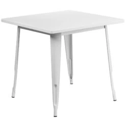 Flash Furniture Commercial Grade 31.5" Square Metal Indoor-Outdoor Table -Flash Furniture Sale Store GUEST ec33ee44 9d50 4c27 bc46 9e90997de0a2