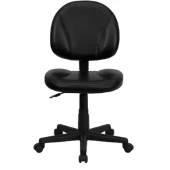 Belnick Mid-Back Black Leather Ergonomic Swivel Task Office Chair -Flash Furniture Sale Store GUEST ed4a5cc6 98c8 40c1 a22f ac766833af2b