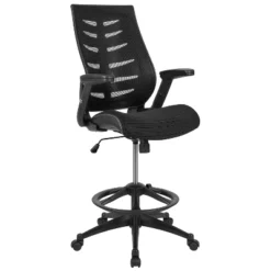 Flash Furniture High Back Mesh Ergonomic Drafting Chair with Flip-Up Arms -Flash Furniture Sale Store GUEST ee2a2e6e f399 463c 9c93 ce8063870fbc