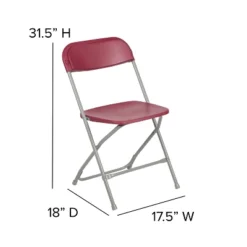 Flash Furniture Hercules™ Series Plastic Folding Chair - 2 Pack, 650lb Capacity -Flash Furniture Sale Store GUEST ef24d9ec 4ca9 4291 b8b9 4224eb8bf983