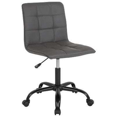 Flash Furniture Sorrento Home & Office Armless Tufted Task Chair 11 Flash Furniture Sorrento Home & Office Armless Tufted Task Chair - Image 11