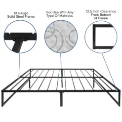 Flash Furniture 14" Metal Platform Bed Frame with 10" Mattress and 2" Gel Topper 21 Flash Furniture 14" Metal Platform Bed Frame with 10" Mattress and 2" Gel Topper -Flash Furniture Sale Store GUEST f184dfec f1c3 494f 8288 2fb85dcc7e70
