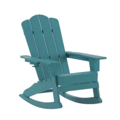Flash Furniture Newport Weather-Resistant Adirondack Rocking Chair with Cup Holder -Flash Furniture Sale Store GUEST f2c76d11 6d85 41a4 ab24 0e96e0951d30