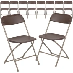 Flash Furniture Hercules™ Series Plastic Folding Chairs, 10-Pack - 650lb Capacity -Flash Furniture Sale Store GUEST f3cde0d6 31cb 4a1e b0db 8475f3808328