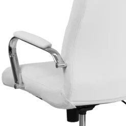 Flash Furniture High Back Executive Swivel Chair - White LeatherSoft & Chrome -Flash Furniture Sale Store GUEST f6873902 d0b9 42ca 881c 5edf9b7be951