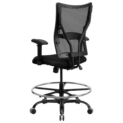 Flash Furniture HERCULES Series Big & Tall 400 Lb. Capacity Drafting Chair 2 Flash Furniture HERCULES Series Big & Tall 400 Lb. Capacity Drafting Chair - Image 2
