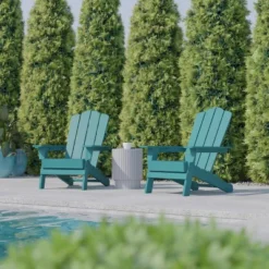 Flash Furniture Newport HDPE Adirondack Chair with Cup Holder - Set of 2 -Flash Furniture Sale Store GUEST f6feddeb ebdd 4bb9 bf04 08a8c91fe4c5