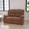 Flash Furniture Harmony Series Reclining Loveseat with Two Built-In Recliners
