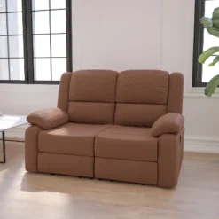 Flash Furniture Harmony Series Reclining Loveseat with Two Built-In Recliners
