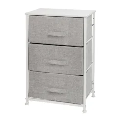 Flash Furniture 3 Drawer Wood Top Vertical Storage Dresser with Fabric Drawers -Flash Furniture Sale Store GUEST fa1e1ed8 e57f 4ac3 9c5a a49e3c7baa19