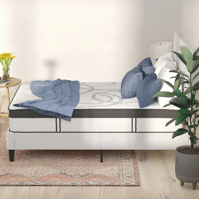 Flash Furniture Capri Comfortable Sleep 12 Inch CertiPUR-US Certified Hybrid Pocket Spring Mattress, Mattress In A Box 9 Flash Furniture Capri Comfortable Sleep 12 Inch CertiPUR-US Certified Hybrid Pocket Spring Mattress, Mattress In A Box - Image 9